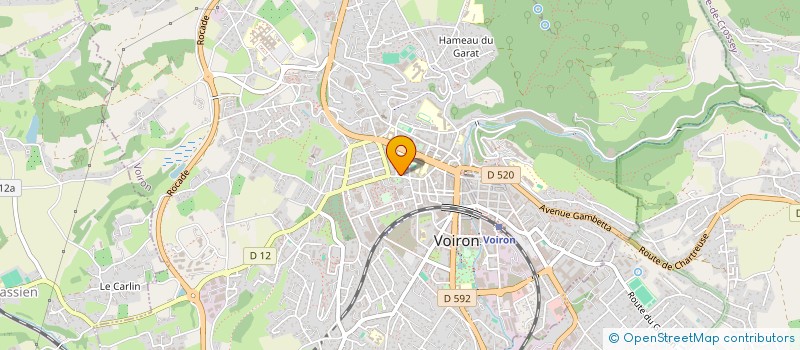 localisation de l'entreprise SASU RYM HYGIENE PROPRETE  VOIRON