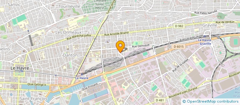 localisation de l'entreprise SASU S CARPENTIER  LE HAVRE