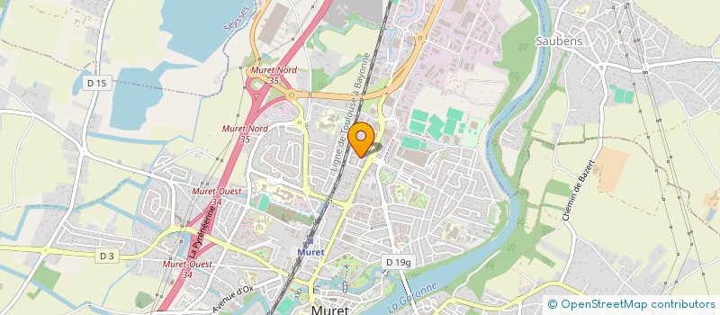 localisation de l'entreprise SASU S.R  MURET