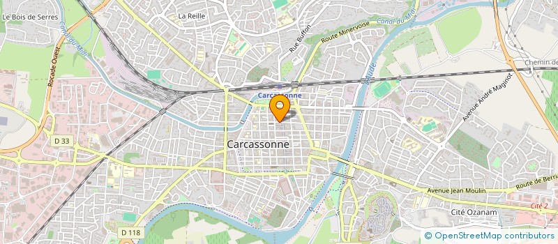 localisation de l'entreprise SASU S&R COIFFURE CARCA à CARCASSONNE