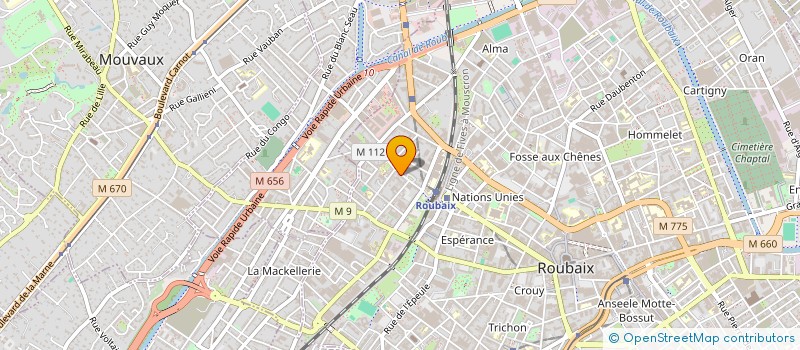 localisation de l'entreprise SASU S SERVICE  ROUBAIX