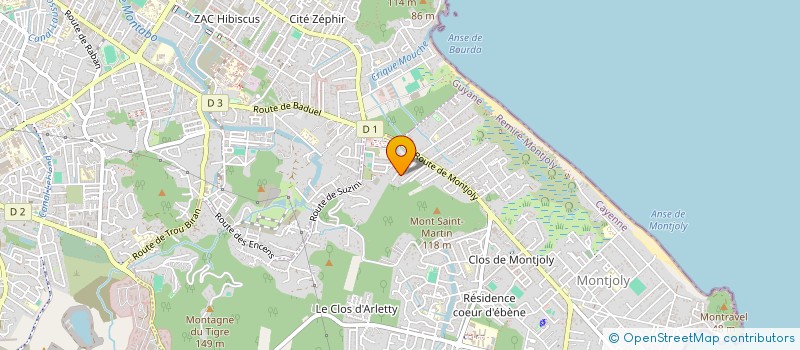 localisation de l'entreprise SASU S2I PRO MAINTENANCE INDUSTRIELLE  CAYENNE