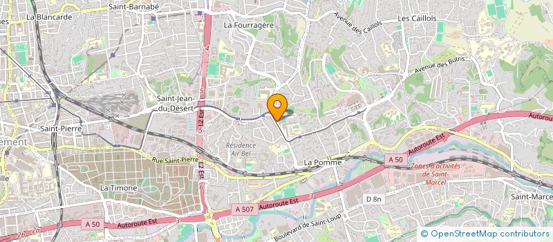 localisation de l'entreprise SASU SABATIER à MARSEILLE
