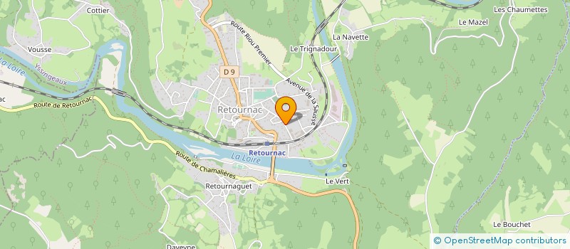 localisation de l'entreprise SASU SAGUETON CONCEPT  RETOURNAC