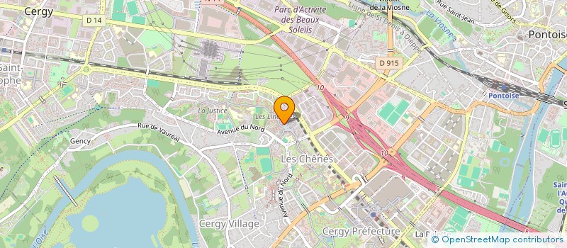 localisation de l'entreprise SASU SAKTHY  CERGY