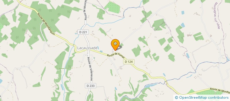 localisation de l'entreprise SASU SANCHEZ TERRASSEMENT  PAULHIAC