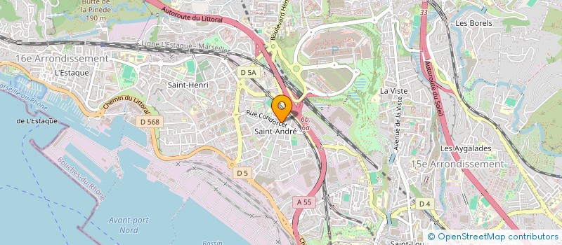 localisation de l'entreprise SASU SANDOKAN  MARSEILLE