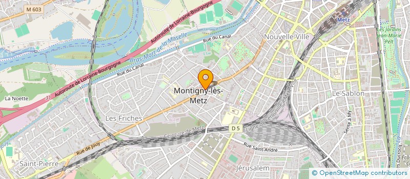 localisation de l'entreprise SASU SAULCY à MONTIGNY-LES-METZ