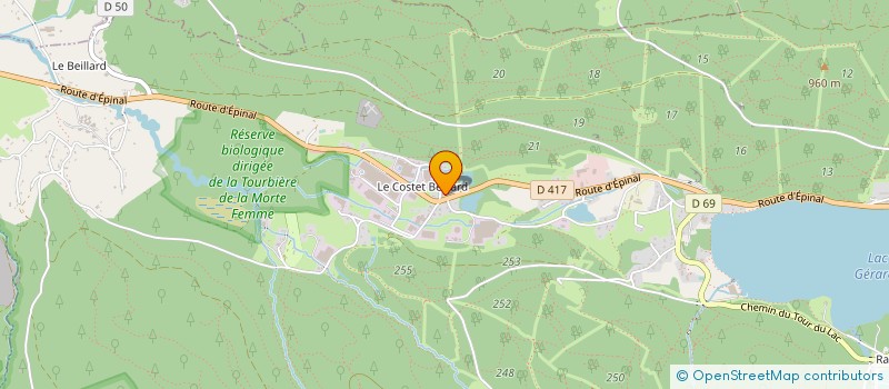 localisation de l'entreprise SASU SAUNER à GERARDMER