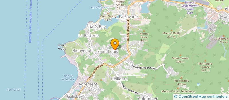 localisation de l'entreprise SASU SAVEUR ST MARTIN GOURMET CATERING  SAINT-MARTIN