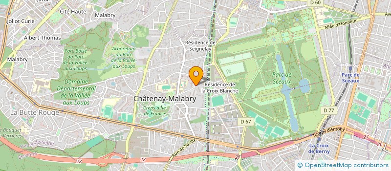 localisation de l'entreprise SASU SBEGHIN  CHATENAY-MALABRY