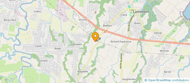 localisation de l'entreprise SASU SBM (SP BTP MULTISERVICES)  LAMENTIN