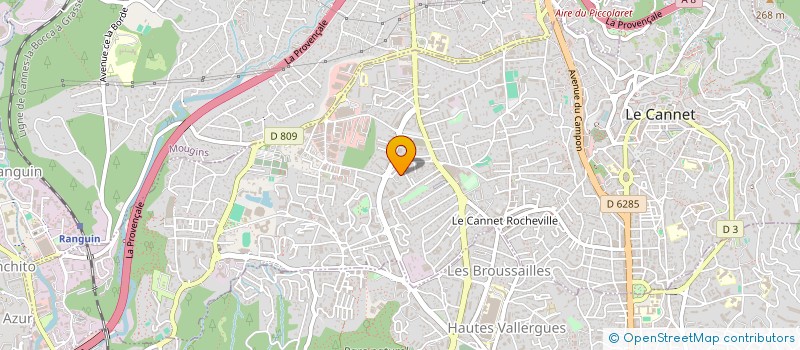 localisation de l'entreprise SASU SEBTAXI à LE CANNET