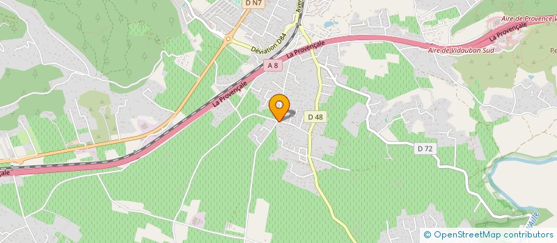 localisation de l'entreprise SASU SECULA à VIDAUBAN