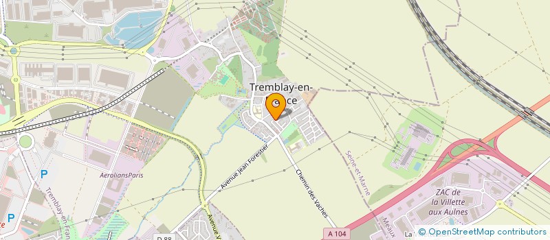 localisation de l'entreprise SASU SENA  TREMBLAY-EN-FRANCE