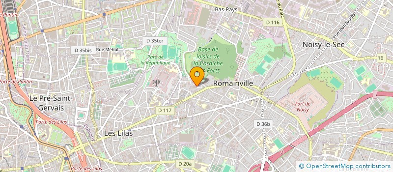 localisation de l'entreprise SASU SER à ROMAINVILLE