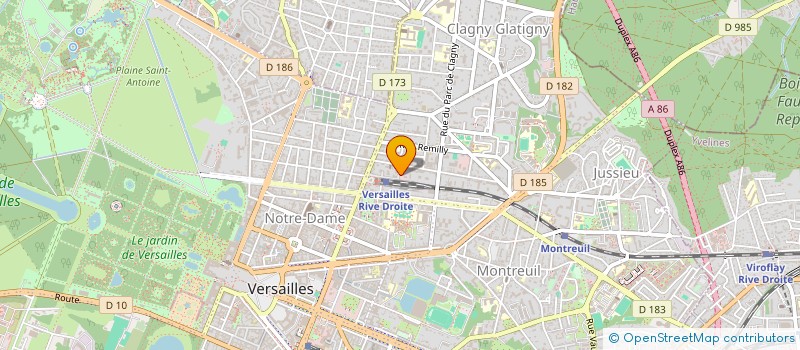localisation de l'entreprise SASU SERGUEI KOUDRIACHOV à VERSAILLES