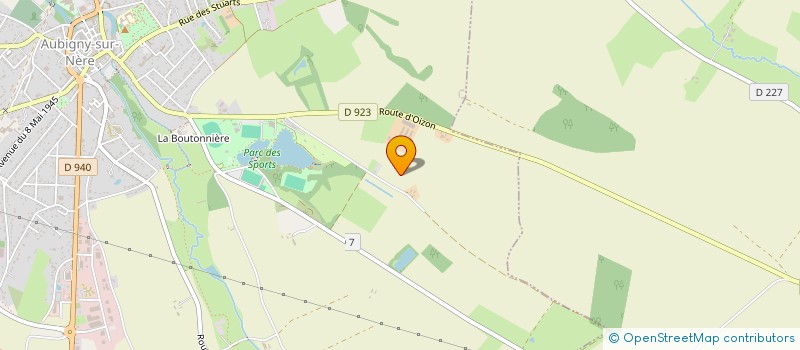 localisation de l'entreprise SASU SERRURERIE METALLERIE TELLERAIN  AUBIGNY-SUR-NERE