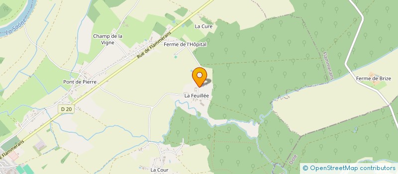 localisation de l'entreprise SASU SERVELLE PIERRE  AUXONNE