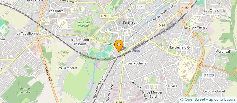localisation de l'entreprise SASU SERVICE 3C à DREUX