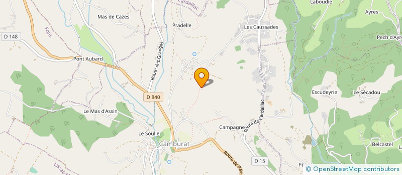 localisation de l'entreprise SASU SERVICE BAIE 46  CAMBURAT