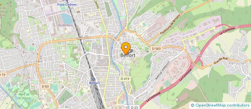 localisation de l'entreprise SASU SERVICE GSM à BELFORT