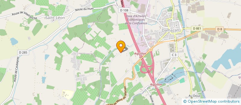 localisation de l'entreprise SASU SERVICE-PLUS  DAMAZAN