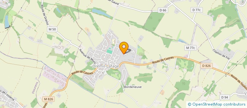 localisation de l'entreprise SASU SERVICES THERMIQUES  DREMIL-LAFAGE