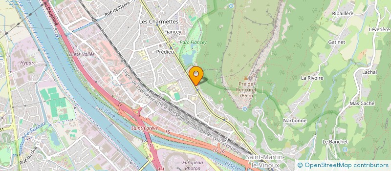 localisation de l'entreprise SASU SET NET 38  SAINT-MARTIN-LE-VINOUX