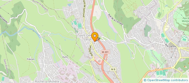 localisation de l'entreprise SASU SEVGI ORGANISATION  SAINT-GENEST-LERPT