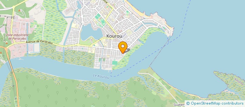 localisation de l'entreprise SASU SF ELEC à KOUROU