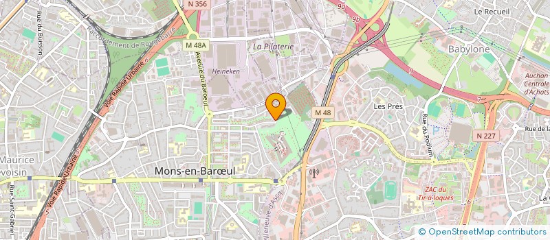 localisation de l'entreprise SASU SH CARS  MONS-EN-BARUL