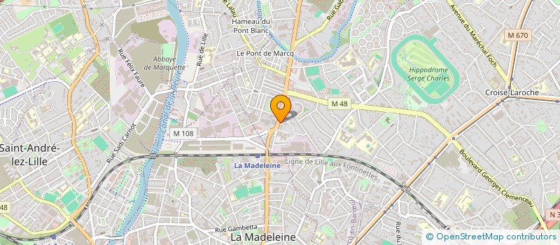 localisation de l'entreprise SASU SH CONSULTING à MARCQ-EN-BARŒUL