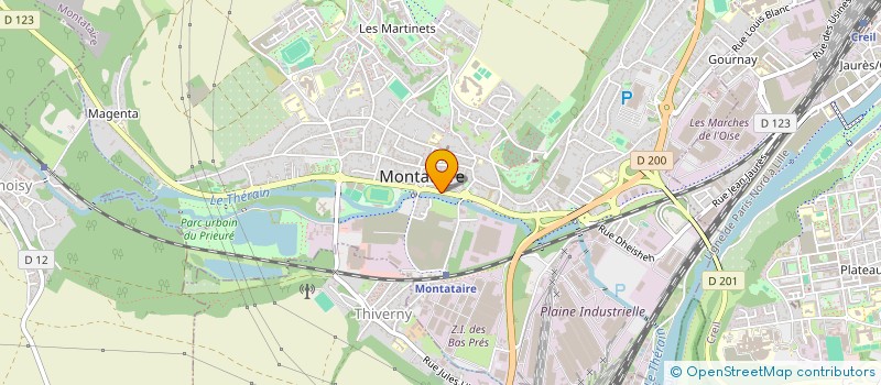 localisation de l'entreprise SASU SIMAN à MONTATAIRE