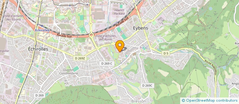 localisation de l'entreprise SASU SKY HEAD  EYBENS