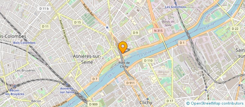 localisation de l'entreprise SASU SLIM SERVICES à ASNIERES-SUR-SEINE