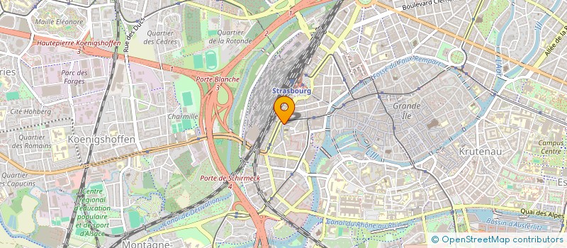 localisation de l'entreprise SASU SM à STRASBOURG
