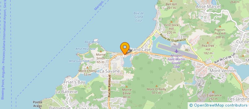 localisation de l'entreprise SASU SMSPB  SAINT MARTIN