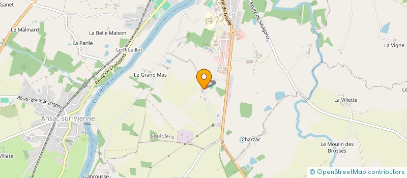 localisation de l'entreprise SASU SOLEIL DE JALLAIS  CONFOLENS