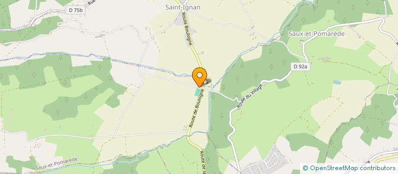 localisation de l'entreprise SASU SOLEIL DE LA NOUE  SAUX-ET-POMAREDE