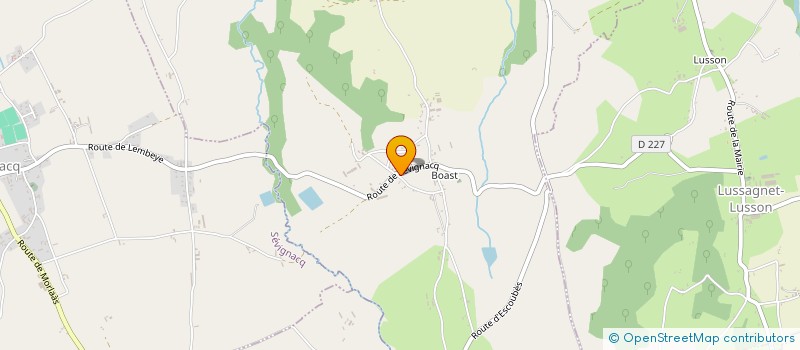 localisation de l'entreprise SASU SOLIGREEN  COSLEDAA-LUBE-BOAST