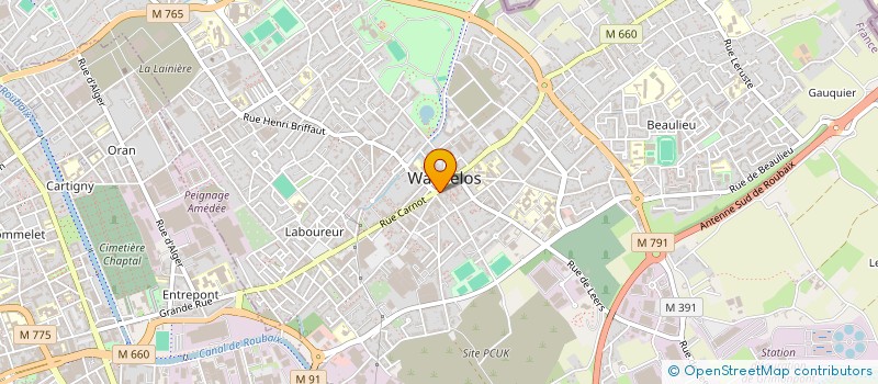localisation de l'entreprise SASU SOS PHONE à WATTRELOS