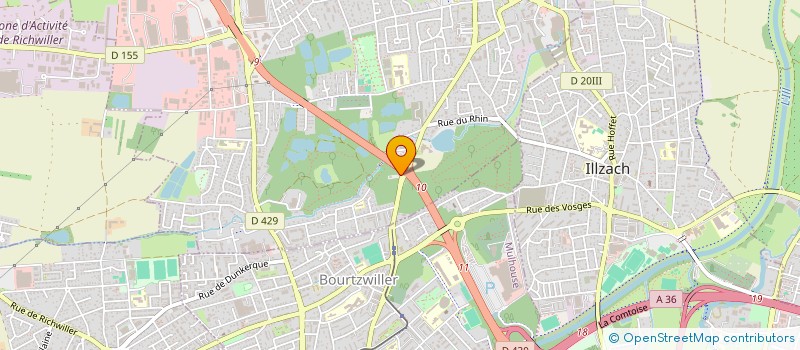 localisation de l'entreprise SASU SOYLU TRANSPORT ET LOGISTIQUE  KINGERSHEIM