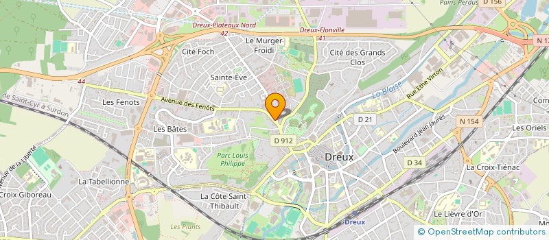 localisation de l'entreprise SASU SQI ASSURANCES à DREUX