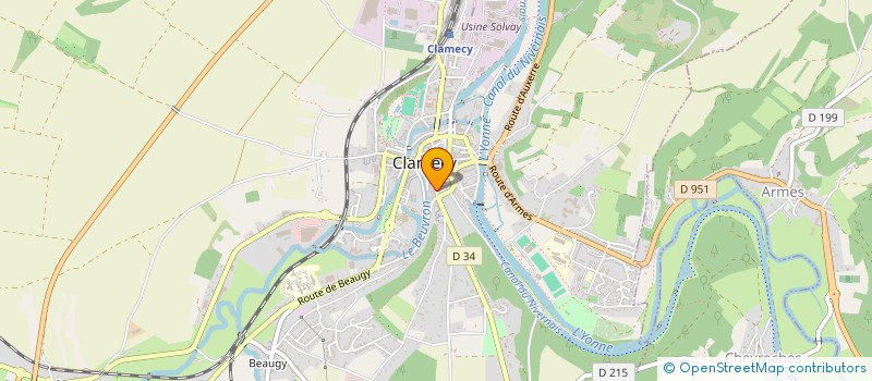 localisation de l'entreprise SASU SRI à CLAMECY