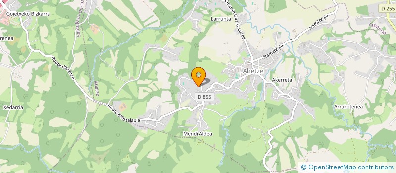 localisation de l'entreprise SASU STEEG à AHETZE