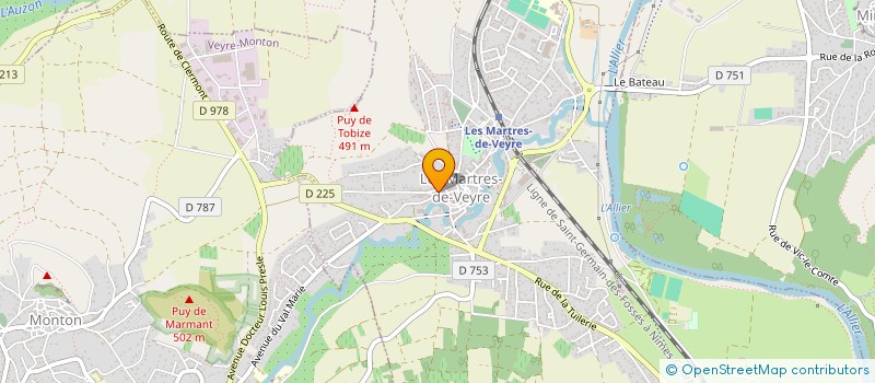 localisation de l'entreprise SASU STELLA  CLERMONT-FERRAND