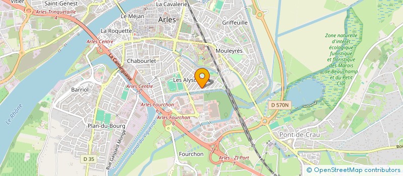 localisation de l'entreprise SASU STRUO  ARLES