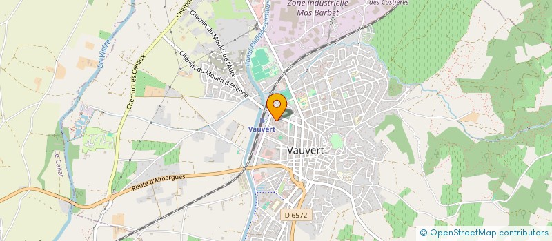 localisation de l'entreprise SASU SUD BATIMENT 30 à VAUVERT