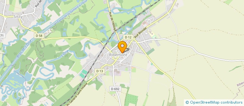 localisation de l'entreprise SASU SUVA ESTHETIQUE  RIBEMONT